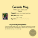 Custom bird lover’s mug with vibrant art. Artistic hummingbird-themed drinkware with stained glass effect.
